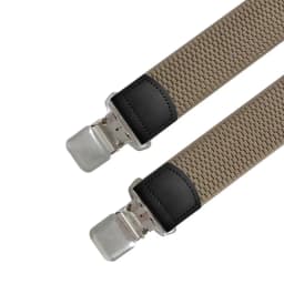 Heavy Duty Suspenders for Men Work Outdoor 3.8cm X-Back 4 Strong Clips Adjustable Elastic Trouser Braces Strap Belt