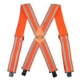 MELOTOUGH Men's Suspenders Work Safety Shoulder Brace Elastic Wide Adjustable X Type Strap Tool Sling Brace