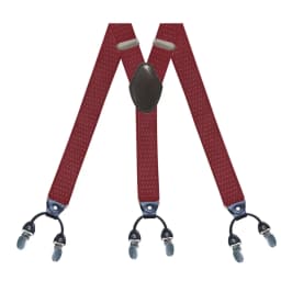 Vintage Suspenders for Men Wedding Party Formal Casual 3.5cm Wide Y Shape 6 Clips Adjustable Elastic Trouser Braces Strap Belt