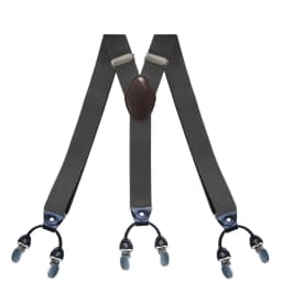 Vintage Suspenders for Men Wedding Party Formal Casual 3.5cm Wide Y Shape 6 Clips Adjustable Elastic Trouser Braces Strap Belt