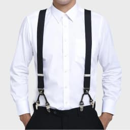 Vintage Suspenders for Men Wedding Party Formal Casual 3.5cm Wide Y Shape 6 Clips Adjustable Elastic Trouser Braces Strap Belt