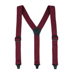 Melo Tough Y Back Suspenders Airport Friendly Suspenders, No Buzz with Plastic Clip 1.5 Inch Fully Elastic Braces