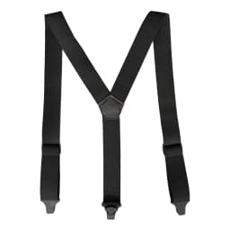 Melo Tough Y Back Suspenders Airport Friendly Suspenders, No Buzz with Plastic Clip 1.5 Inch Fully Elastic Braces