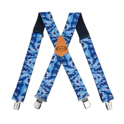 MELOTOUGH Men's Suspenders Fully Elastic 2 Inch Wide X Back Heavy Duty Work Suspenders