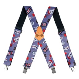 MELOTOUGH Men's Suspenders Fully Elastic 2 Inch Wide X Back Heavy Duty Work Suspenders