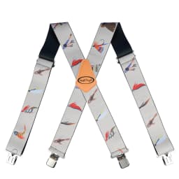 MELOTOUGH Men's Suspenders Fully Elastic 2 Inch Wide X Back Heavy Duty Work Suspenders