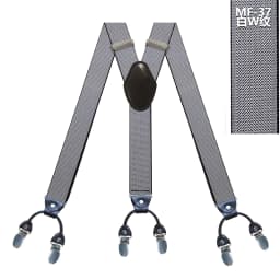 Fashion Tirantes alloy Men's Braces 6 clips men's Eastic Suspenders adult Straps Fashion braces New Suspenders
