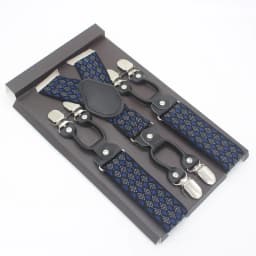 3.5*120cm Man's Fashion Suspenders Genuine Leather 6 Clips Brace Male Vintage Casual Wedding Party Trousers Strap