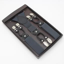 3.5*120cm Man's Fashion Suspenders Genuine Leather 6 Clips Brace Male Vintage Casual Wedding Party Trousers Strap