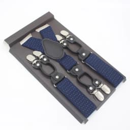 3.5*120cm Man's Fashion Suspenders Genuine Leather 6 Clips Brace Male Vintage Casual Wedding Party Trousers Strap