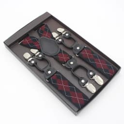 3.5*120cm Man's Fashion Suspenders Genuine Leather 6 Clips Brace Male Vintage Casual Wedding Party Trousers Strap