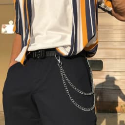 IEFB pants Waist chain New fashion men's jeans chains punk Hip Hop Versatile women men clothing decoration 9W489