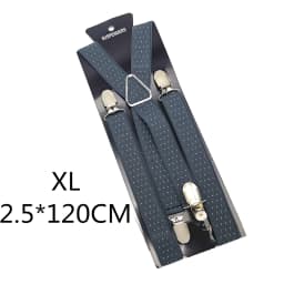 2.5CM Wide X Back Unisex Dot Suspenders Men Women Adjustable Elastic Tirantes Hombre Kids Children Pants Holder Wedding Wear