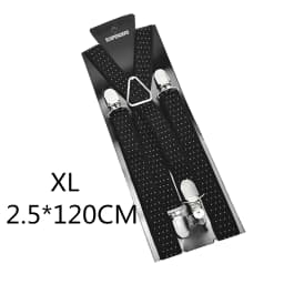2.5CM Wide X Back Unisex Dot Suspenders Men Women Adjustable Elastic Tirantes Hombre Kids Children Pants Holder Wedding Wear