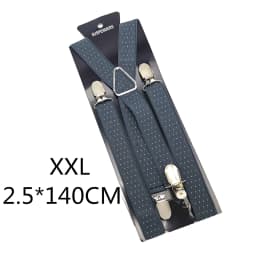 2.5CM Wide X Back Unisex Dot Suspenders Men Women Adjustable Elastic Tirantes Hombre Kids Children Pants Holder Wedding Wear