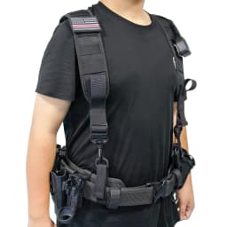 MELOTOUGH Tactical Suspenders for Duty Military Belt Harness Police Suspenders Law Enforcement Belt (Belt Not Include)