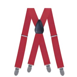 Suspenders for Men Women Fashion 2.5cm X-Back 4 Clips Adjustable Elastic Shirt Trouser Braces Strap Belts Gifts for Dad Husband