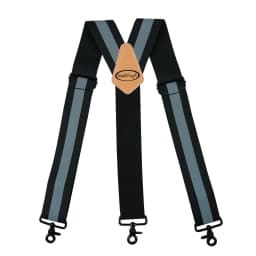 Melo Tough Y Back Suspenders Airport Friendly Suspenders,NO Buzz With Plastic Clip 2 Inch Fully Elastic Braces