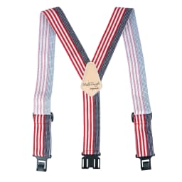 Melo Tough Y Back Suspenders Airport Friendly Suspenders,NO Buzz With Plastic Clip 2 Inch Fully Elastic Braces