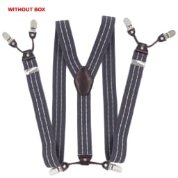 Fashion Suspenders Leather 6clips Braces Male Vintage Casual Suspensorio Tirante Trousers Strap Father/Husband's Gift 3.5*120cm