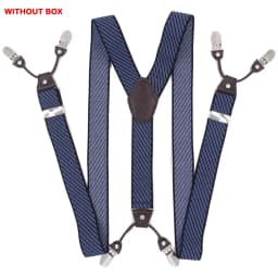 Fashion Suspenders Leather 6clips Braces Male Vintage Casual Suspensorio Tirante Trousers Strap Father/Husband's Gift 3.5*120cm