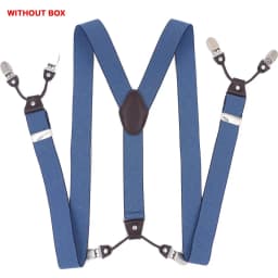 Fashion Suspenders Leather 6clips Braces Male Vintage Casual Suspensorio Tirante Trousers Strap Father/Husband's Gift 3.5*120cm