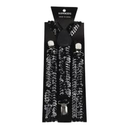 Shinning Sequin Suspenders For Men Woman Adjustable Y-back Elastic Strap Party Stage Performances Sequins Suspenders Decoration
