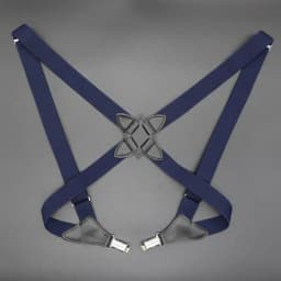 Fashion Vintage Suspenders for Adult Women Men 2.5cm Wide Cross-Over Back 2 Side Clips Adjustable Elastic Trouser Brace Straps