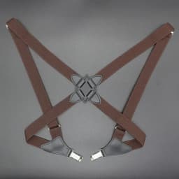 Fashion Vintage Suspenders for Adult Women Men 2.5cm Wide Cross-Over Back 2 Side Clips Adjustable Elastic Trouser Brace Straps