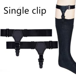 New 1pcs Women Sexy Punk Goth PU Leather Elastic Garter Leg Thigh Ring Clothing Accessory Leg Suspender Sexy Stockings Garters