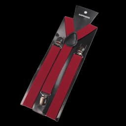 Unisex Elastic Leather Suspenders Braces Men Women Gift Black Blue Red Adjustable Straps for Wedding Suit Skirt Accessories
