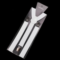 Unisex Elastic Leather Suspenders Braces Men Women Gift Black Blue Red Adjustable Straps for Wedding Suit Skirt Accessories