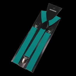 Unisex Elastic Leather Suspenders Braces Men Women Gift Black Blue Red Adjustable Straps for Wedding Suit Skirt Accessories