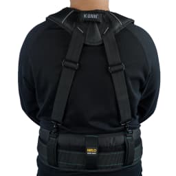 KUNN Tool Belt Suspenders Padded Carpenter Construction Electrician Work Suspender with Attachment Loops for Men
