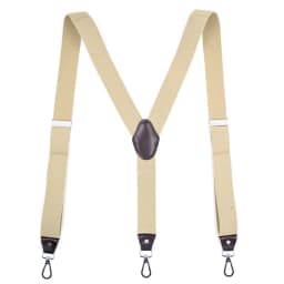 Heavy Duty Suspenders with Swivel Hooks for Men Work Jeans Y Back Big and Tall Adjustable Elastic Trouser Braces Belt Loop Strap
