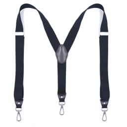 Heavy Duty Suspenders with Swivel Hooks for Men Work Jeans Y Back Big and Tall Adjustable Elastic Trouser Braces Belt Loop Strap