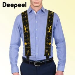 1Pc 5*120cm Men's Adult X-type 4 Clips High Elastic Suspender Adjustable Heavy Duty Braces Belt Suspenders Male Jockstrap