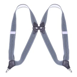 Fashion Suspenders for Men Side Clip Style 3.5cm Wide Heavy Duty Big Tall Adjustable Elastic Hip-Clip Trouser Braces Dad Gifts