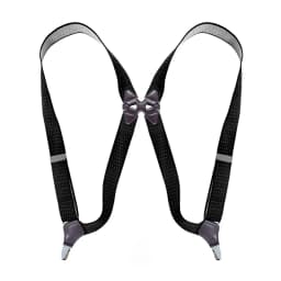 Fashion Suspenders for Men Side Clip Style 3.5cm Wide Heavy Duty Big Tall Adjustable Elastic Hip-Clip Trouser Braces Dad Gifts