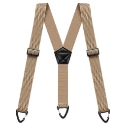 Heavy Duty Suspenders for Men Work Outdoor 3.8cm/1.5inch Y-back 3 Plastic Clips Adjustable Elastic Trouser Braces Strap Belt