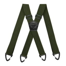 Heavy Duty Suspenders for Men Work Outdoor 3.8cm/1.5inch Y-back 3 Plastic Clips Adjustable Elastic Trouser Braces Strap Belt