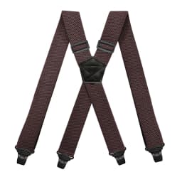Heavy Duty Suspenders for Men Work Outdoor 3.8cm/1.5inch Y-back 3 Plastic Clips Adjustable Elastic Trouser Braces Strap Belt