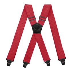 Heavy Duty Suspenders for Men Work Outdoor 3.8cm/1.5inch Y-back 3 Plastic Clips Adjustable Elastic Trouser Braces Strap Belt