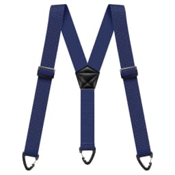 Heavy Duty Suspenders for Men Work Outdoor 3.8cm/1.5inch Y-back 3 Plastic Clips Adjustable Elastic Trouser Braces Strap Belt