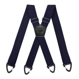 Heavy Duty Suspenders for Men Work Outdoor 3.8cm/1.5inch Y-back 3 Plastic Clips Adjustable Elastic Trouser Braces Strap Belt