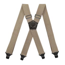 Heavy Duty Suspenders for Men Work Outdoor 3.8cm/1.5inch Y-back 3 Plastic Clips Adjustable Elastic Trouser Braces Strap Belt