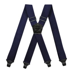 Heavy Duty Suspenders for Men Work Outdoor 3.8cm/1.5inch Y-back 3 Plastic Clips Adjustable Elastic Trouser Braces Strap Belt