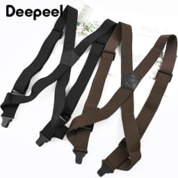 3.8*125cm Men's Suspender Y Style Trousers Braces for Belt Shirt Pants Elastic Adjustable Suspenders Wedding Accessories