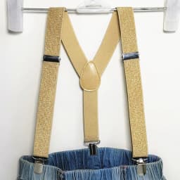 2.5CM Wide Gold Silver Elastic Strap Unisex Suspenders Adjustable Y back Adult Chirldren Men Women Boys Girls Braces For Party