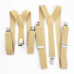 2.5CM Wide Gold Silver Elastic Strap Unisex Suspenders Adjustable Y back Adult Chirldren Men Women Boys Girls Braces For Party